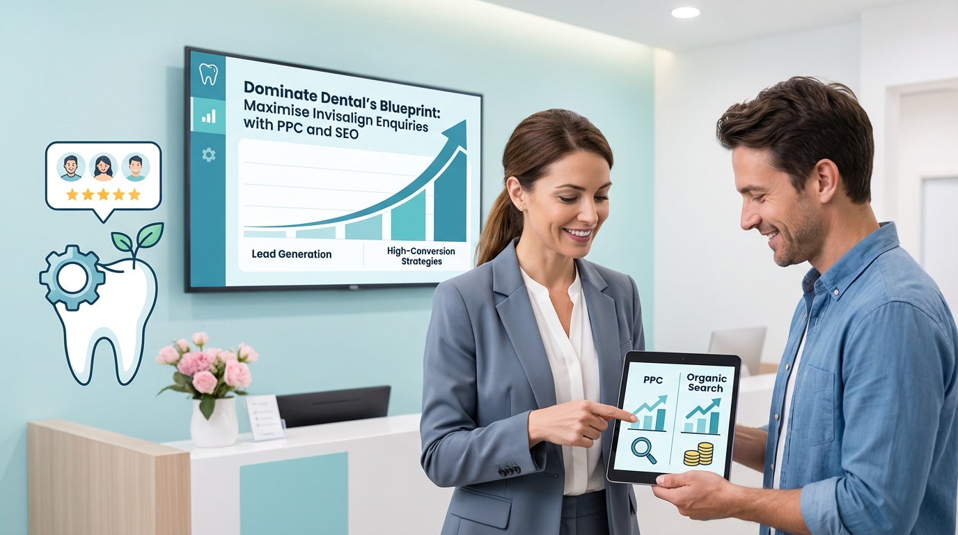 Compare PPC and organic search for Invisalign patients.