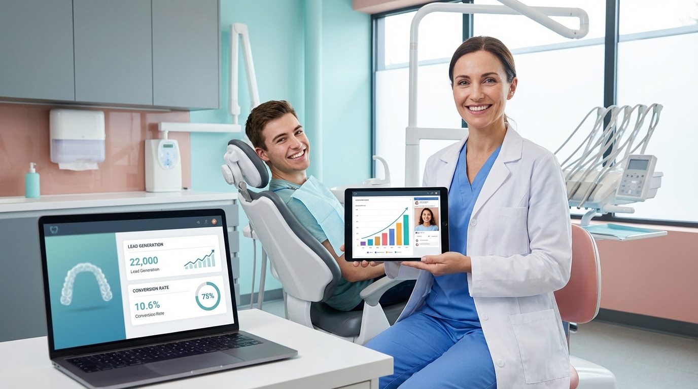 Recommended social media management for Invisalign growth.