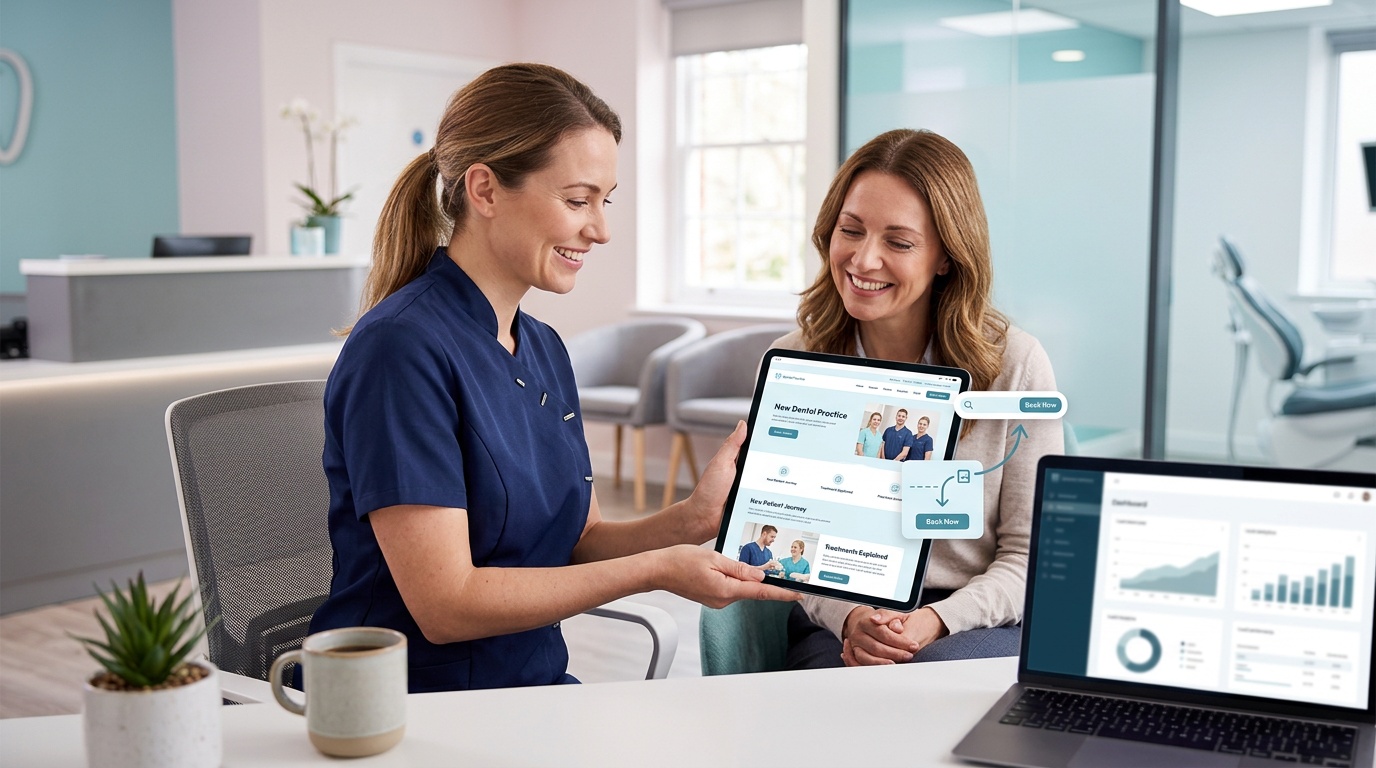 Recommended webmasters for dental website designers in UK.