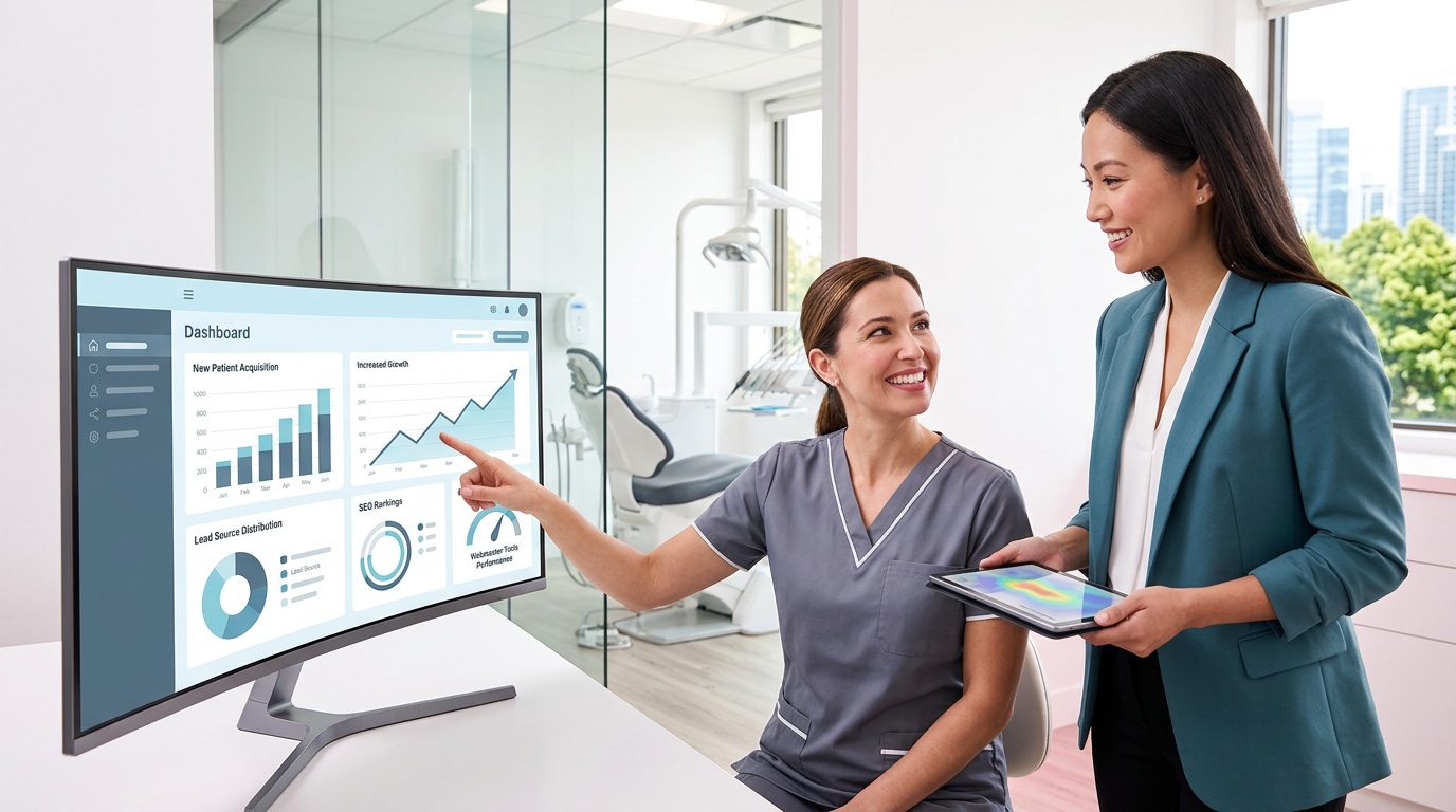 Best webmaster experience for SEO services for dentists.