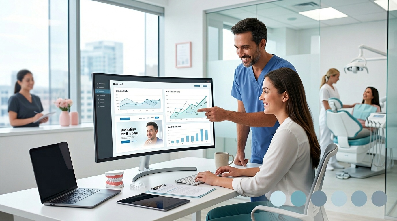 Cheapest webmaster rates for Invisalign marketing sites.