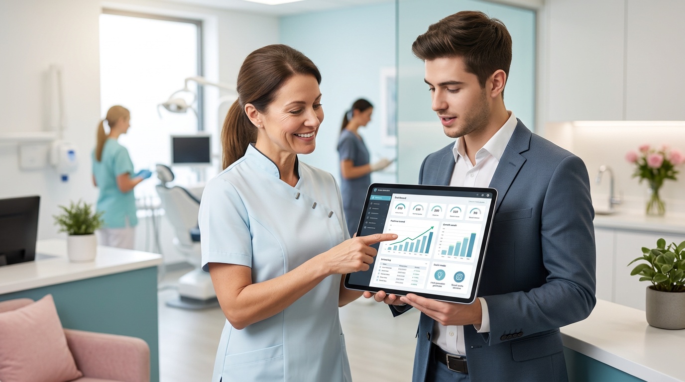 Cost of webmaster for dental social media management UK.