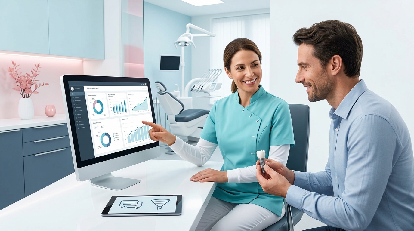 How much for webmaster services in dental implant marketing?