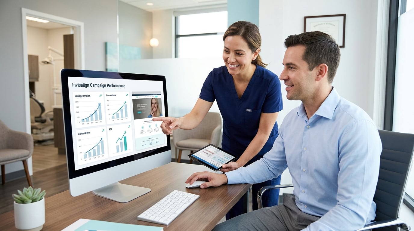 Best dental website design companies for Invisalign promotion.