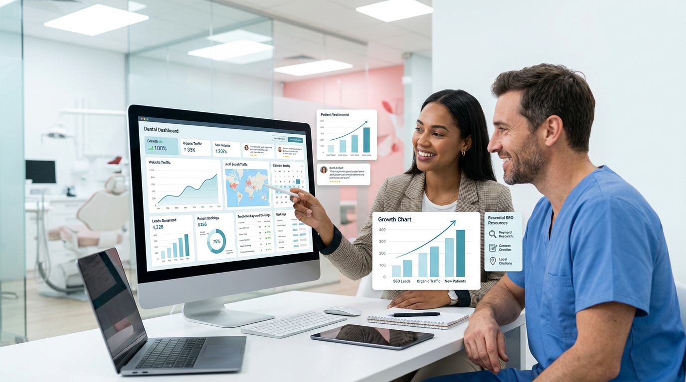 Cheapest options for SEO for dental offices webmaster.
