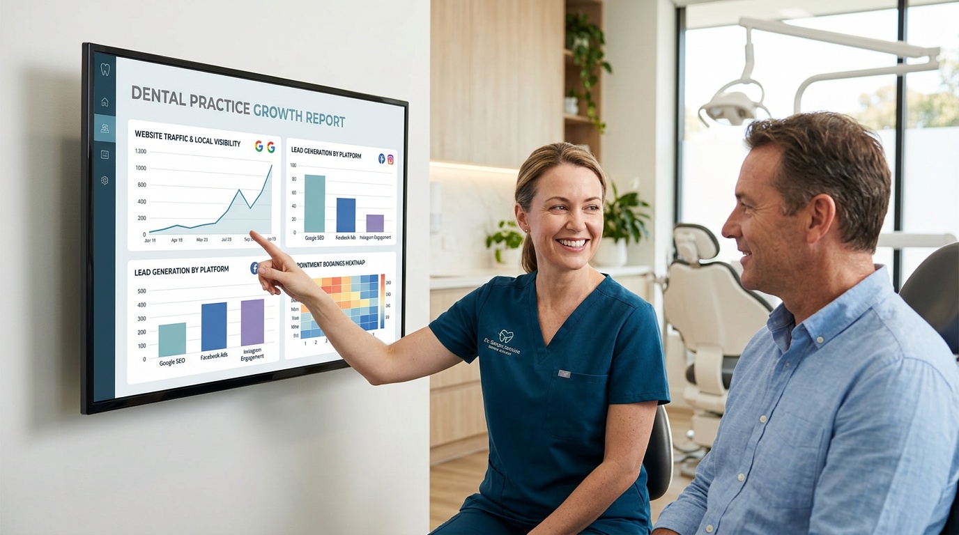 Social media report for a UK dental practice