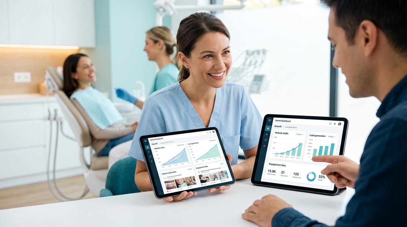 What can a free social report reveal about a dental practice?