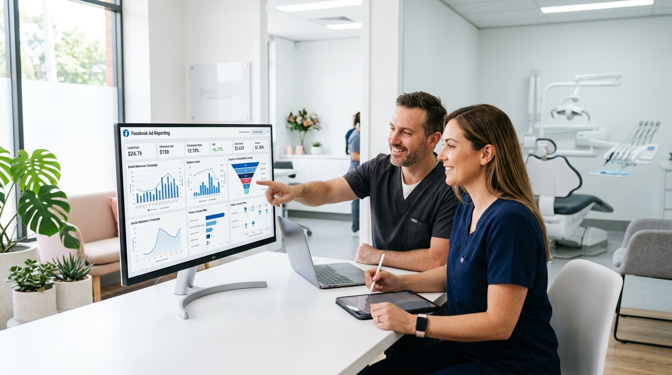 How can dentists improve Facebook ads reporting?