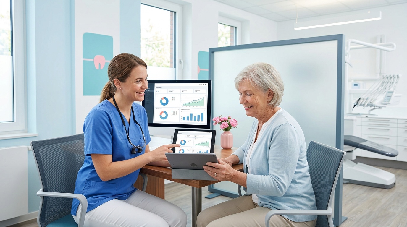 Dental clinic social media content analysis example