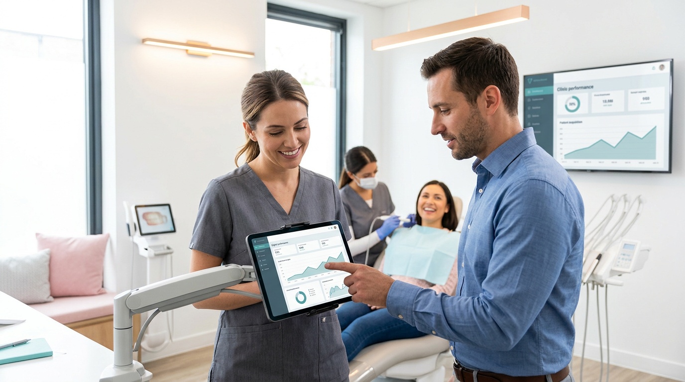 Dental clinic social media profile analysis example