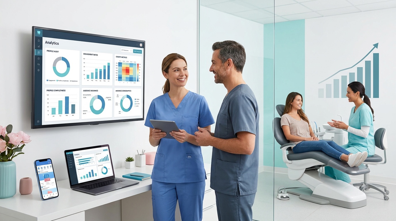 Dental clinic social media action plan example