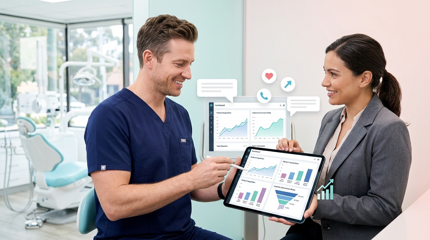 What can an emergency dental marketing report show?