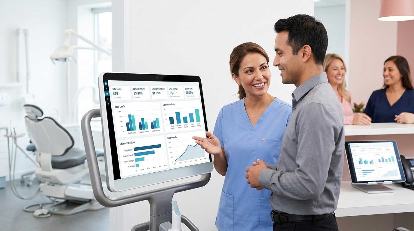 What can an emergency dental marketing report show?