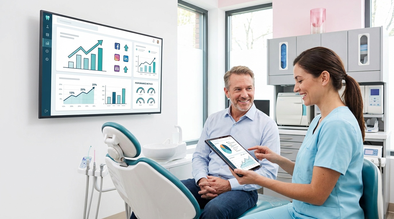Social media performance review for a UK dental practice
