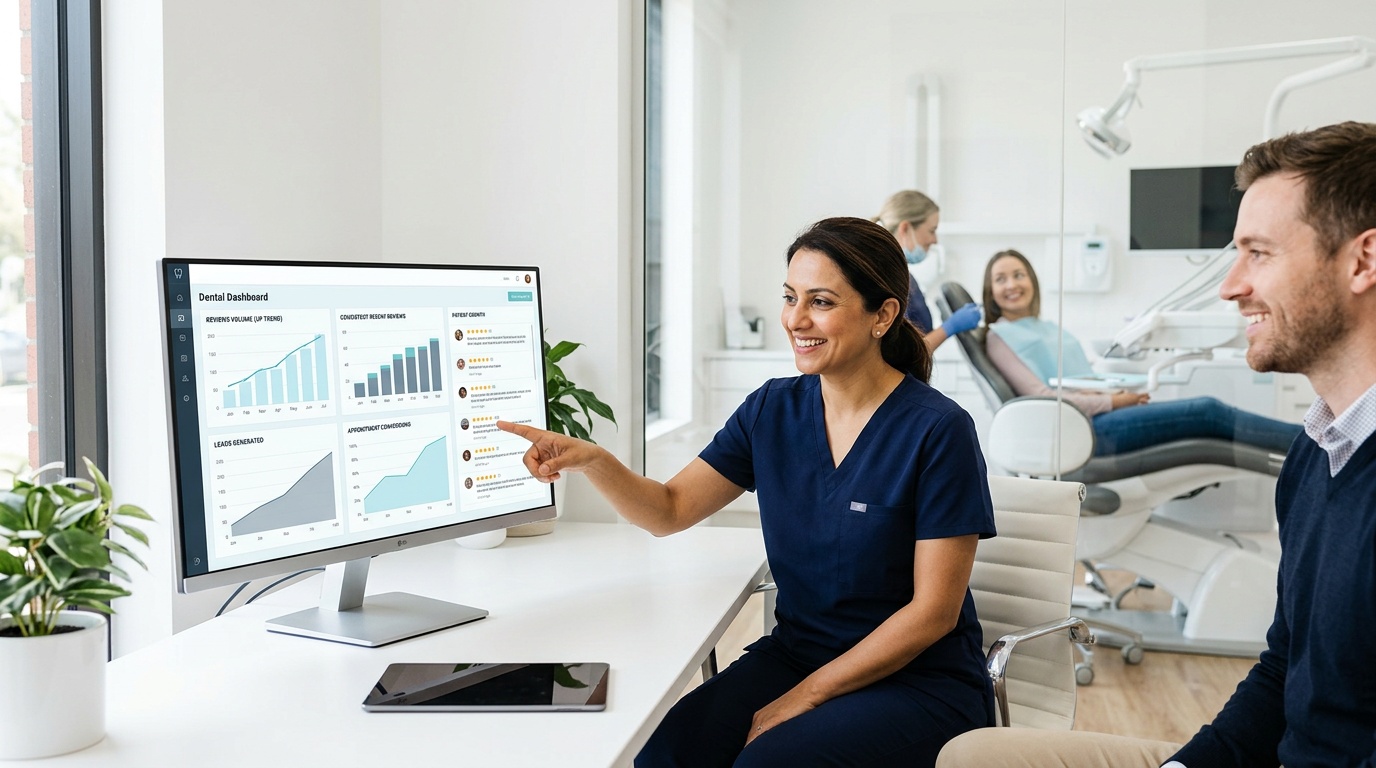 Benefits of Pricing for online marketing for dentists reputation reports?